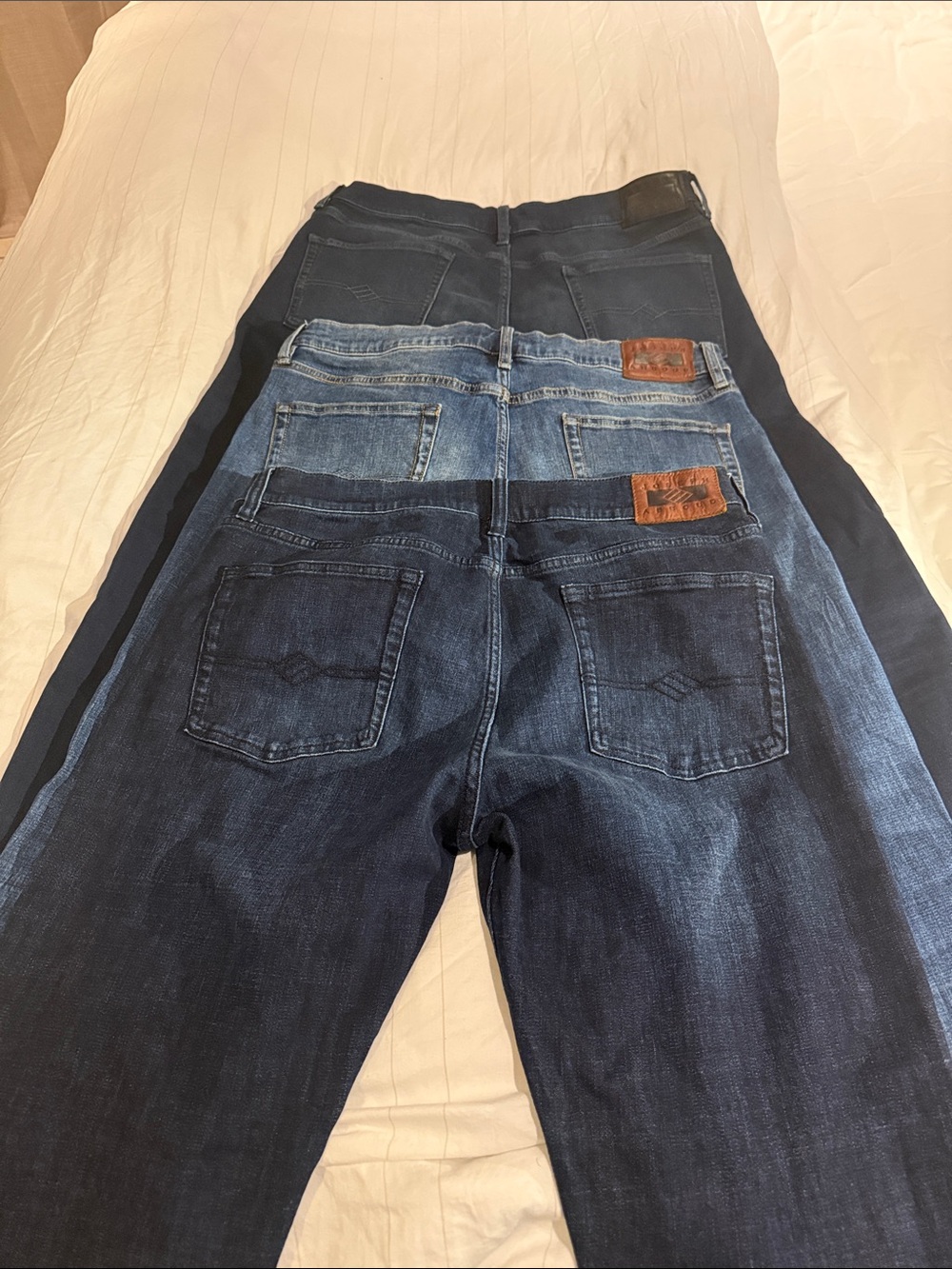 Lot of 3 Joseph Abboud Men's jeans size 34x28 slim fit